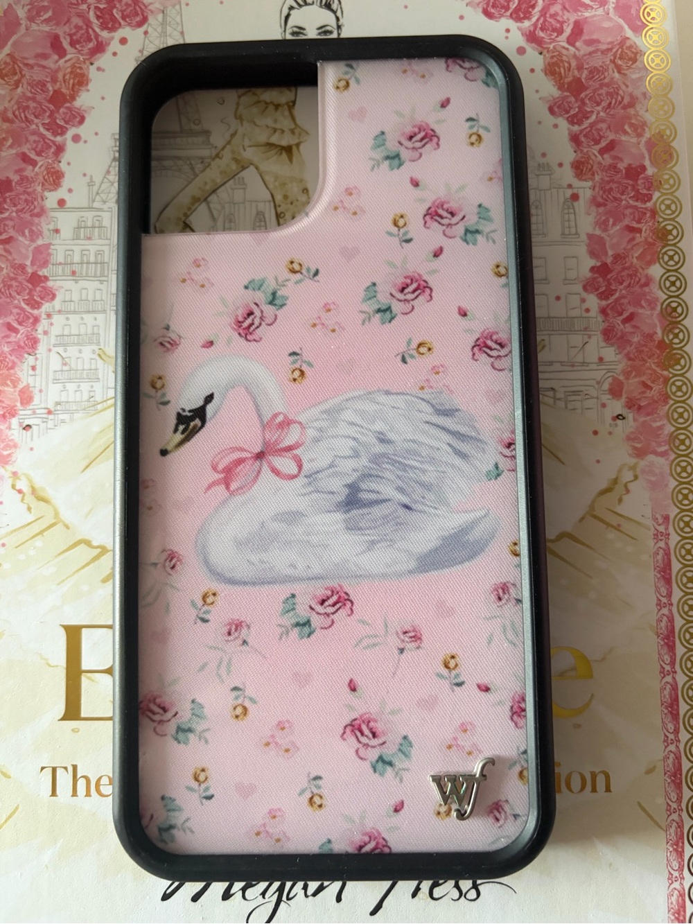Floral Swan Pink iPhone 13 Case- Wildflower Case